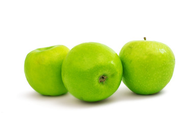 green apple isolated