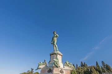 David at Piazzale Michelangelo in Florence, Italy