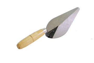 Trowel on isolated white background (Drop trowel)