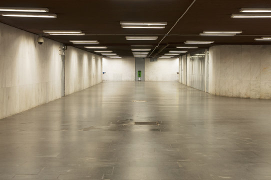 Wide Empty Underpass