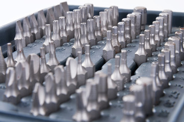 Fototapeta premium Various screwdriver bits