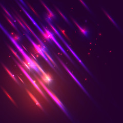 Abstract glowing shiny background with lights