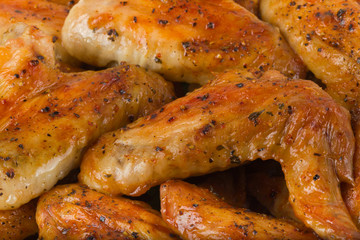 Roasted chicken wings