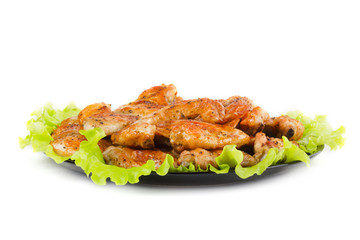 Roasted chicken wings