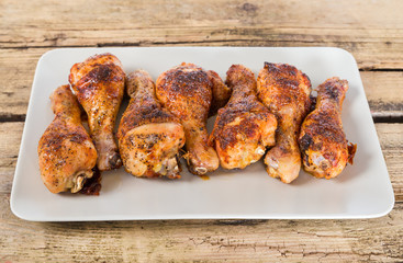 Roasted chicken background