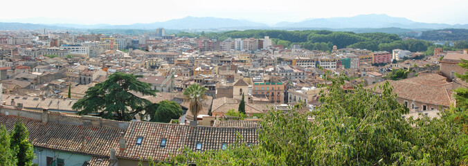 Panorama view of spanish city