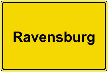 Ortsschild Ravensburg