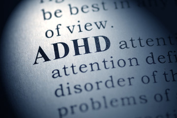 Naklejka premium ADHD