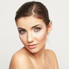 Obraz premium Beauty face woman portrait.