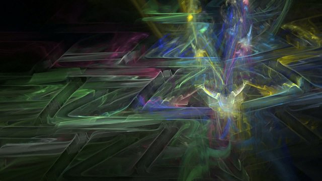Colorful fractal animation