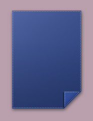 the blank stitched rectangle template