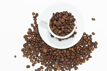 Coffee Beans In Cup
