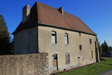 Fototapeta na wymiar Ladignac-le-Long ,château de Chastaing.