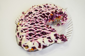 food, salad, fish, seafood, gourmet, lunch, dinner