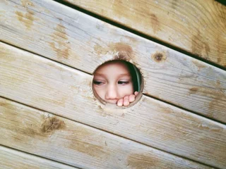 Foto op Plexiglas Kid on the playground © Viktor Pravdica