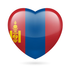 Heart icon of Mongolia