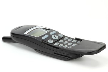 Handy isoliert auf weißem Hintergrund