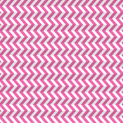 Seamless Abstract Pink Toothed Zig Zag Paper Background