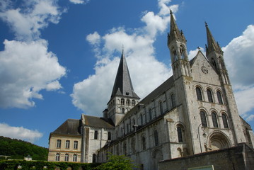 Fototapeta na wymiar Abbaye Saint-Georges de Boscherville, Normandie