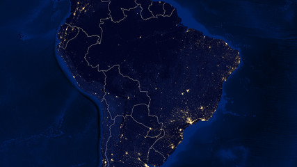 Central South America - Night - 02 © Guillaume Le Bloas