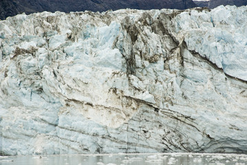Fototapeta na wymiar Glacier Bay National Park And Preserve - Glacier Texture