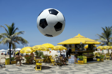 Football Soccer Ball Ipanema Beach Rio Brazil