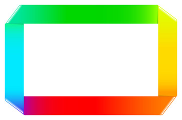 G&ouml;kkuşağı Renkli Şerit &Ccedil;er&ccedil;eve