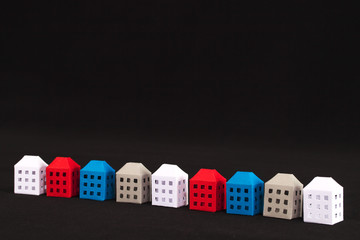  ペーパークラフトの建築物・ビルディング・住宅（プロパティリリース有り）