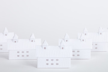  ペーパークラフトの建築物・ビルディング・住宅（プロパティリリース有り）