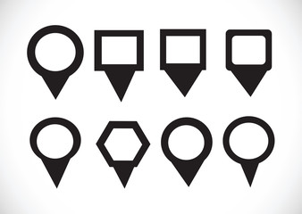 map pointers mapping pins icon
