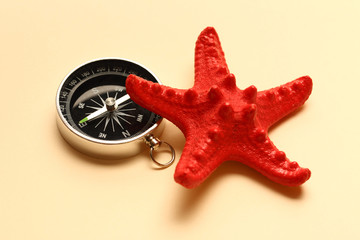 Compass and sea star