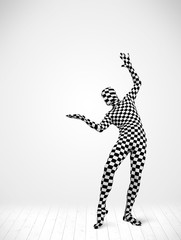 Fototapeta premium Anonymous man presenting your product