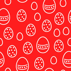 vector repeated easter pattern