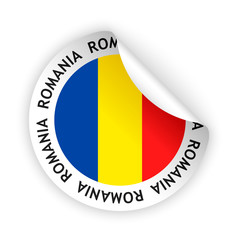 Fototapeta premium vector flag bent sticker