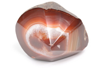 agate mineral with unique cut