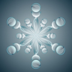 water snowflake