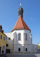 Fototapeta na wymiar Kościół klasztorny w Abensberg