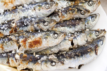Espetos de sardinas