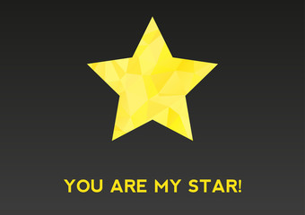 Obraz premium You are my star! card
