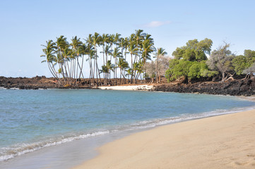 Kekaha Kai state park, Hawaii's Big Island