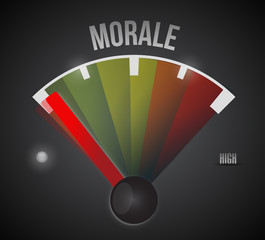 low morale illustration design