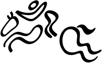Equestrian Jumping Pictogram