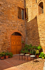 Fototapeta na wymiar Stare miasto we Włoszech