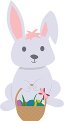 Cute Easter bunny