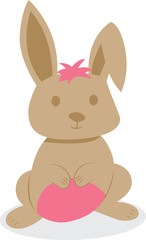 Cute Easter bunny