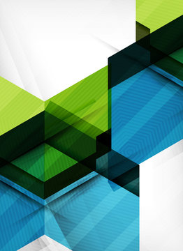 Vector business geometric design background