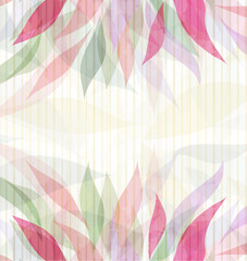 Spring floral pink background vector
