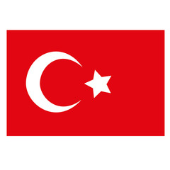 Tunesien Flagge Icon Button