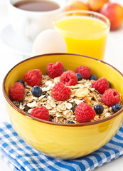 Breakfast with muesli