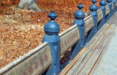 Bench in a park